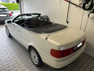 Gebraucht Audi Cabriolet 133 PS (97 kW) 1992 Weiß Cabrio