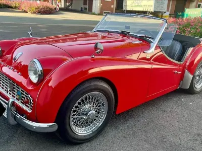 Usata Triumph TR3 99 CV (72 kW) 1959 Rosso Cabrio