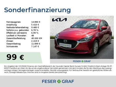 Gebraucht Mazda 2 90 PS (66 kW) 2020 Rot Kleinwagen