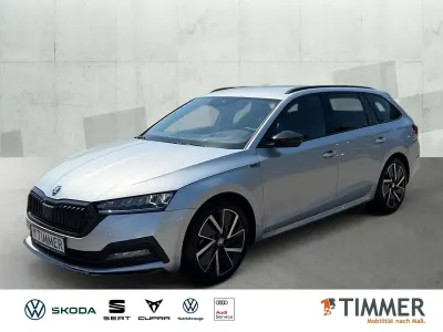 Gebraucht Skoda Octavia SportLine 150 PS (110 kW) 2023 Brillant silber metallic Kombi