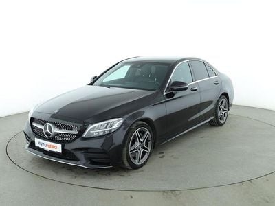 Gebraucht Mercedes C220 AMG line 2018 Schwarz Limousine