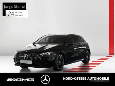Gebraucht Mercedes A200 Advanced Plus 163 PS (119 kW) 2025 Metalliclack kosmosschwarz Limousine