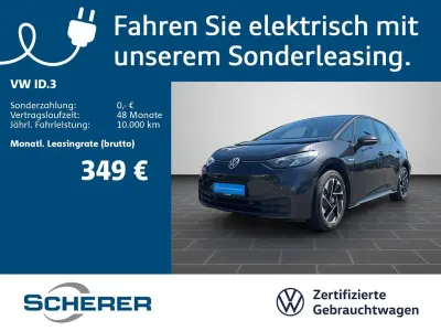 Gebraucht VW ID.3 Pro Performance 150 kW (204 PS) 2023 Mangangrau metallic schwarz Kleinwagen