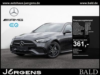 gebraucht Mercedes C220 d T AMG-Sport/Navi/MBUX/LED/Cam/Night/Totw