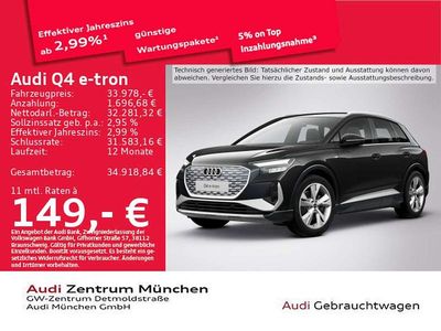 Gebraucht Audi Q4 e-tron Ambiente 194 kW (265 PS) 2023 Mythosschwarz metallic SUV