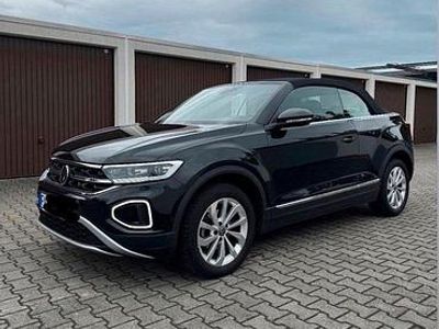 Gebraucht VW T-Roc Cabriolet 150 PS (110 kW) 2022 Schwarz Cabrio