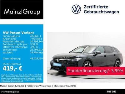Grenadillschwarz metallic Gebraucht 2025 VW Passat R-line Kombi | 42.960 € (Etwas zu teuer)
