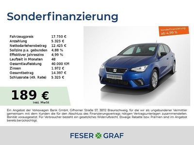 Sapphire blau metallic Gebraucht 2022 Seat Ibiza FR Limousine | 17.750 € (Guter Preis)
