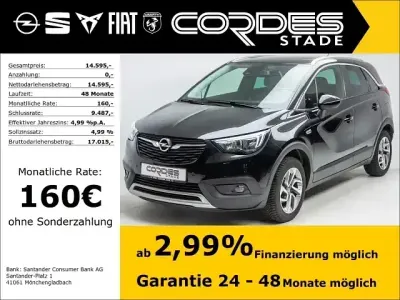 Brugt Opel Crossland Innovation 110 HK (80 kW) 2019 Sort SUV