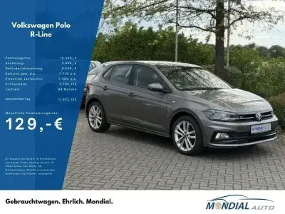 Gebraucht VW Polo R-line 80 PS (58 kW) 2020 Limestone grey metallic Kleinwagen