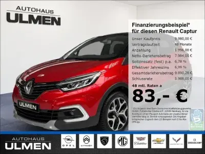 Brugt Renault Captur Intens 90 HK (66 kW) 2017 Rød SUV