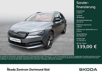 Brugt Skoda Superb SportLine 218 HK (160 kW) 2023 Grå Stationcar