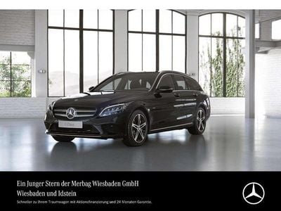 Obsidianschwarz Gebraucht 2021 Mercedes C300e Avantgarde Kombi | 24.790 € (Fairer Preis)