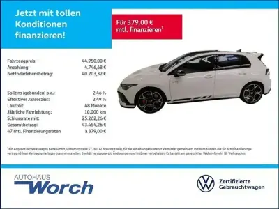 Gebraucht VW Golf VIII GTI Clubsport 300 PS (220 kW) 2025 Weiß Limousine