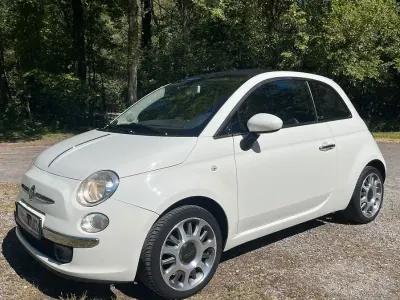 Używany Fiat 500C Lounge 69 KM (50 kW) 2012 Biały Kabriolet