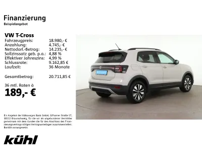 Gebraucht VW T-Cross Move 95 PS (69 kW) 2023 SUV