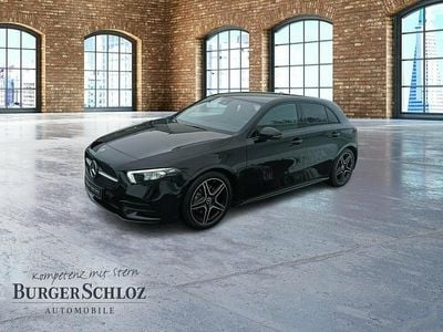 Unilack nachtschwarz Gebraucht 2022 Mercedes A200 AMG Limousine | 27.400 € (Guter Preis)