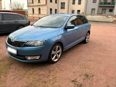 Usata Skoda Rapid 125 CV (91 kW) 2015 Blu Utilitaria