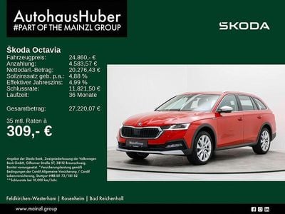 Gebraucht Skoda Octavia Scout 150 PS (110 kW) 2022 Velvetrot premium metallic (metallic) Kombi
