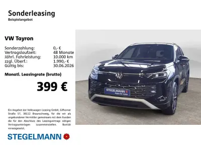 Ny VW Tayron Elegance 150 HK (110 kW) 2026 Sort SUV
