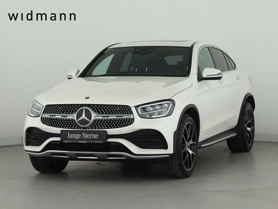 Manufaktur diamantweiss bright Gebraucht 2023 Mercedes GLC300 AMG Coupé | 55.850 € (Fairer Preis)