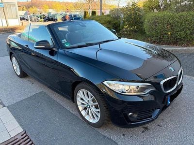 Usata BMW 220 Advantage 184 CV (135 kW) 2015 Nero Cabrio