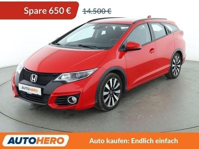 Rot Gebraucht 2017 Honda Civic Elegance Kombi | 13.850 € (Fairer Preis)