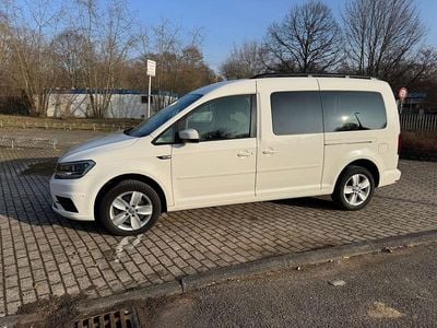 Gebraucht VW Caddy Maxi Family 102 PS (75 kW) 2017 Weiß Van / Kleinbus