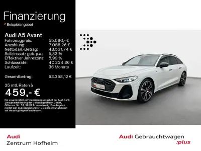 Gebraucht Audi A5 S-Line 367 PS (269 kW) 2025 Gletscherweiß metallic Kombi