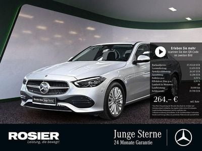 Gebraucht Mercedes C200 Avantgarde Edition 204 PS (150 kW) 2024 Silber / hightechsilber (metallic) Limousine