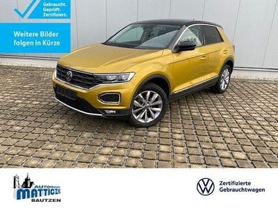 Gebraucht VW T-Roc Style 150 PS (110 kW) 2021 Gelb SUV