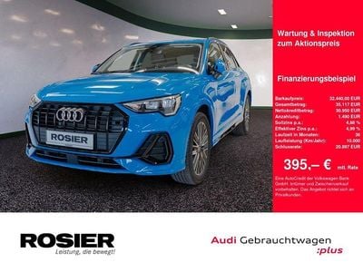 Gebraucht Audi Q3 S-Line 150 PS (110 kW) 2023 Blau / turboblau SUV