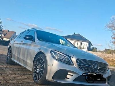 Second-hand Mercedes C220 AMG line 194 CP (142 kW) 2019 Argintiu Break