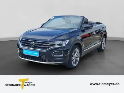 Gebraucht VW T-Roc Cabriolet Style 150 PS (110 kW) 2021 Schwarz Cabrio