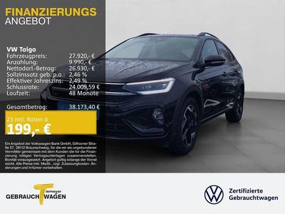 Schwarz Gebraucht 2025 VW Taigo R-line SUV | 27.190 € (Fairer Preis)