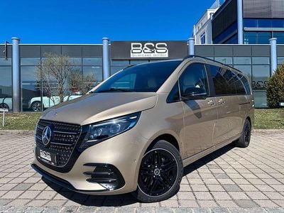 Neu Mercedes V300 Exclusive 237 PS (174 kW) 2026 Lackfarbe kalaharigold metalli Van / Kleinbus