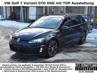 Gebraucht VW Golf VII GTD 184 PS (135 kW) 2015 Schwarz Kombi