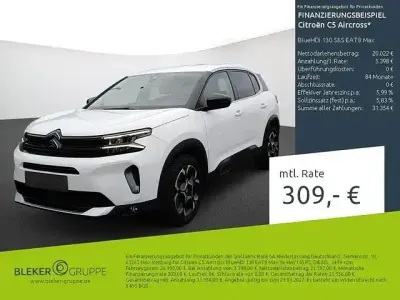 Gebraucht Citroën C5 Aircross 131 PS (96 kW) 2023 Lack weiss banquise/typ aussenverkleidung spiegel flach standard SUV