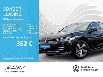 Gebraucht VW Passat Pro 150 PS (110 kW) 2024 Schwarz (grenadillschwarz metallic) Kombi