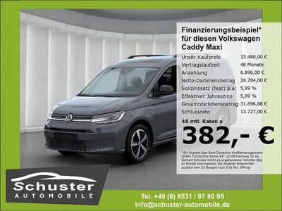 Gebraucht VW Caddy Maxi Dark Label 102 PS (75 kW) 2024 Grau Van / Kleinbus