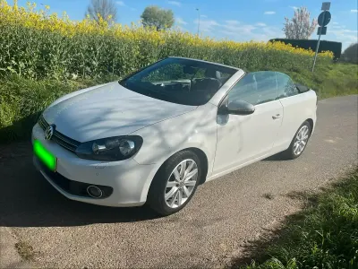 Brugt VW Golf 105 HK (77 kW) 2011 Hvid Cabriolet