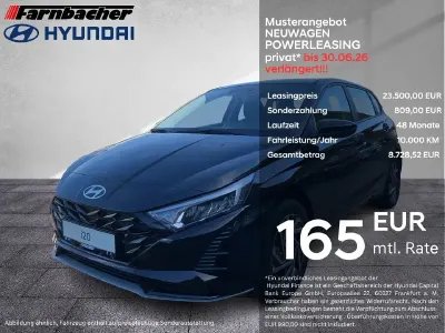 Neu Hyundai i20 Trend 90 PS (66 kW) 2025 Phantom black / met Kleinwagen