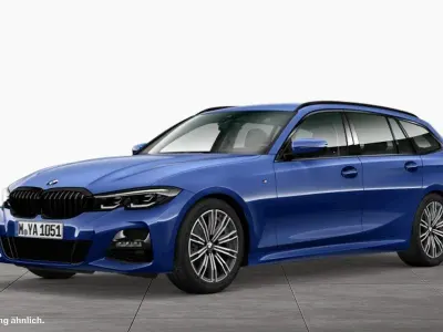 Gebraucht BMW 318 M Sport 156 PS (114 kW) 2021 M portimao blau Kombi