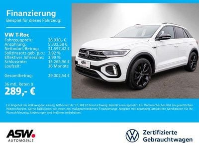 Gebraucht VW T-Roc R-line 150 PS (110 kW) 2023 Pure white SUV
