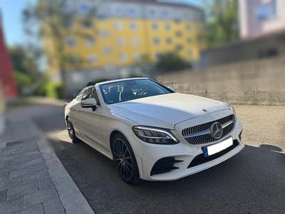 Gebraucht Mercedes C200 AMG 201 PS (147 kW) 2019 Weiß Cabrio