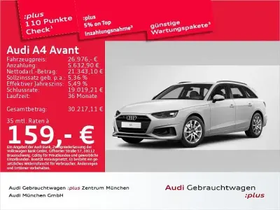 Gebraucht Audi A4 Basis 204 PS (150 kW) 2024 Arkonaweiß Kombi
