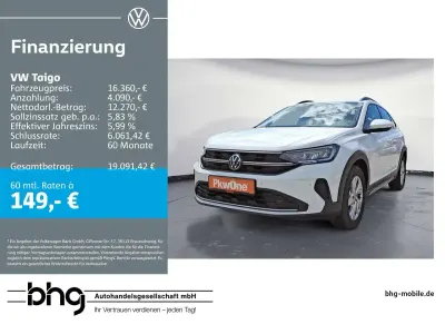 Gebraucht VW Taigo Life 95 PS (69 kW) 2023 Weiß SUV