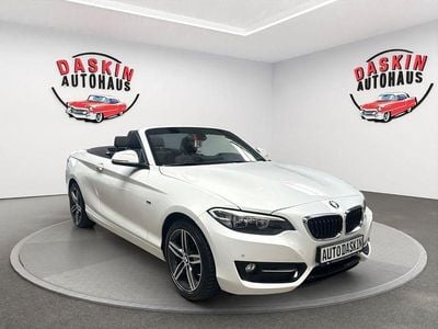 Gebraucht BMW 218 Sport Line 136 PS (100 kW) 2015 Weiß Cabrio