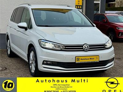 Gebraucht VW Touran Highline 150 PS (110 kW) 2018 Weiß Van / Kleinbus