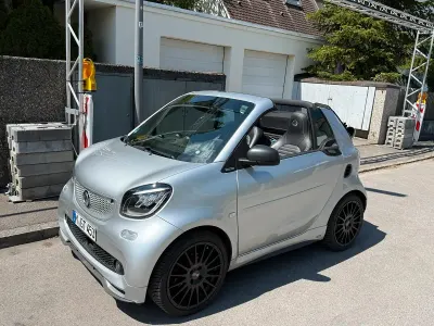 Occasion Smart ForTwo Cabrio Brabus 100 ch (73 kW) 2018 Argent Cabriolet